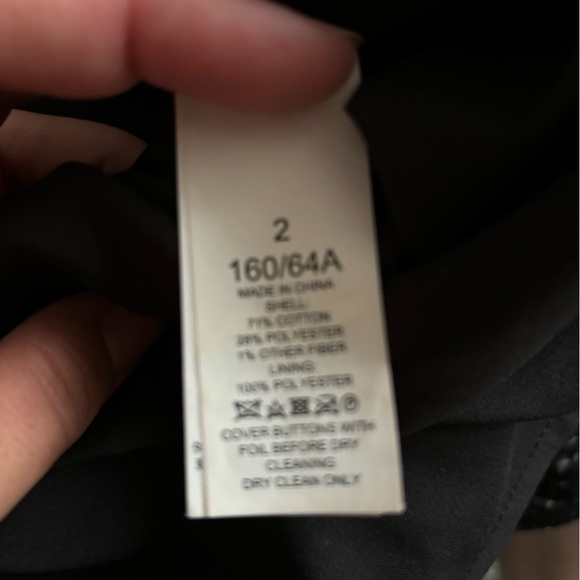 Kate Spade black tweed mini skirt size 2 - Picture 4 of 5